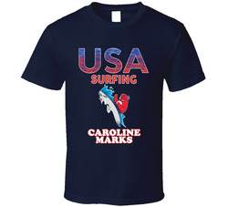 Caroline Marks Team Usa Surfing Paris 2024 Sports T Shirt