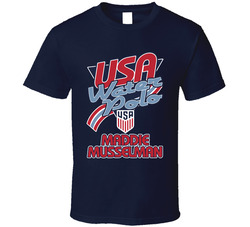 Maddie Musselman Team Usa Water Polo Paris 2024 T Shirt