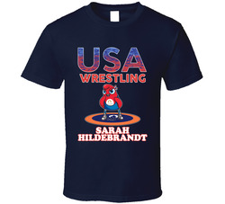 Sarah Hildebrandt Team Usa Wrestling Paris 2024 Sports T Shirt