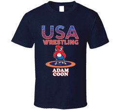 Adam Coon Team Usa Wrestling Paris 2024 Sports T Shirt