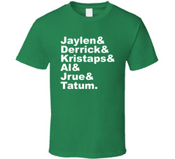 Jalen And Derrick And Kristaps And Al And Jrue And Tatum Basketball Fa