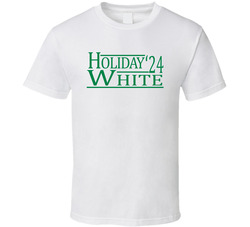 Jrue Holiday Derrick White For President '24 Fan T Shirt