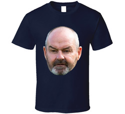 Steve Clarke Scotland Coach Big Head T Shirt Steve Clarke Scotland Coach Big Head T Shirt