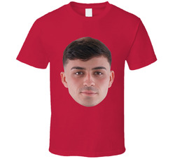 Pedri Spain Big Head T Shirt Pedri Spain Big Head T Shirt