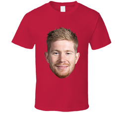 Kevin De Bruyne Belgium Big Head T Shirt