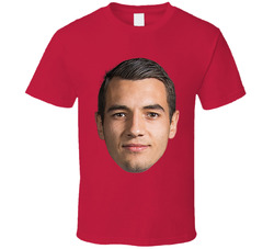 Jakub Kiwior Poland Euro 2024 Big Head T Shirt