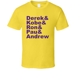 Derek Fisher & Kobe Bryant & Ron Artest & Pau Gasol & 
