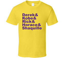 Derek Fisher & Kobe Bryant & Rick Fox & Horace Grant &