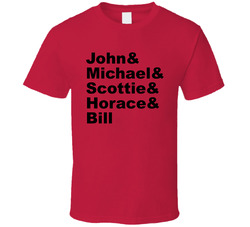 John Paxson & Michael Jordan & Scottie Pippen & Horace Gra