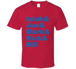 Isiah Thomas & Joe Dumars & Mark Aguirre & Rick Mahorn &am