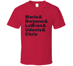 Mario Chalmers & Dwyane Wade & Lebron James & Udonis Hasle