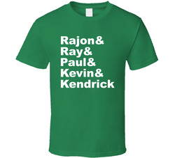 Rajon Rondo & Ray Allen & Paul Pierce & Kevin Garnett &amp