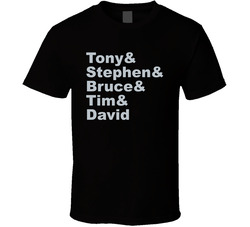 Tony Parker & Stephen Jackson & Bruce Bowen & Tim Duncan &