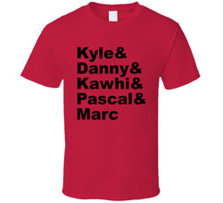 Kyle Lowry & Danny Green & Kawhi Leonard & Pascal Siakam &