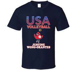 Justine Wong-orantes Team Usa Volleyball Paris 2024 Sports T Shirt