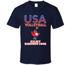 Kelsey Robinson Cook Team Usa Volleyball Paris 2024 Sports T Shirt