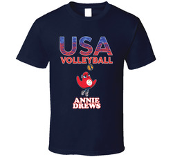 Annie Drews Team Usa Volleyball Paris 2024 Sports T Shirt