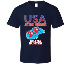 Keana Hunter Team Usa Artistic Swimming Paris 2024 Sports T Shirt