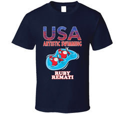 Ruby Remati Team Usa Artistic Swimming Paris 2024 Sports T Shirt