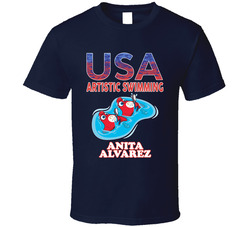 Anita Alvarez Team Usa Artistic Swimming Paris 2024 Sports T Shirt