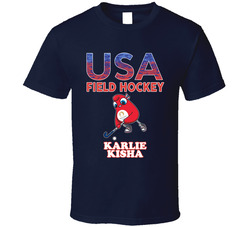 Karlie Kisha Team Usa Field Hockey Paris 2024 Fan T Shirt