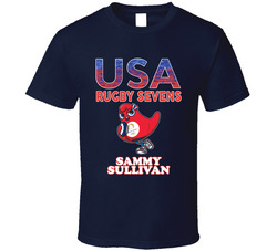 Sammy Sullivan Team Usa Rugby Sevens Paris 2024 Fan T Shirt