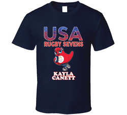 Kayla Canett Team Usa Rugby Sevens Paris 2024 Fan T Shirt