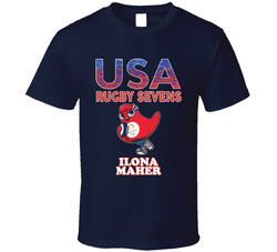 Ilona Maher Team Usa Rugby Sevens Paris 2024 Fan T Shirt
