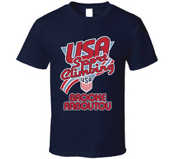 Brooke Raboutou Team Usa Sport Climbing Paris 2024 T Shirt