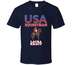 Laura Kraut Team Usa Equestrian Paris 2024 Fan T Shirt