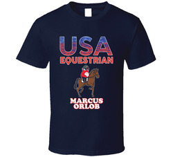 Marcus Orlob Team Usa Equestrian Paris 2024 Fan T Shirt