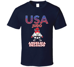 Angelica Delgado Team Usa Judo Paris 2024 Fan T Shirt