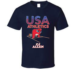 Cj Allen Team Usa Athletics Paris 2024 Fan T Shirt