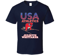 Juliette Whittaker Team Usa Athletics Paris 2024 Fan T Shirt