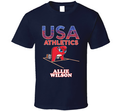 Allie Wilson Team Usa Athletics Paris 2024 Fan T Shirt