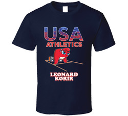 Leonard Korir Team Usa Athletics Paris 2024 Fan T Shirt