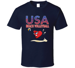Team Usa Beach Volleyball Paris 2024 Sports T Shirt