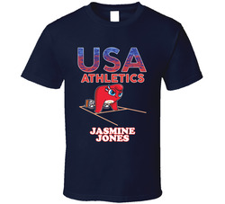 Jasmine Jones Team Usa Athletics Paris 2024 Fan T Shirt