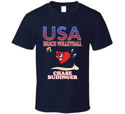 Chase Budinger Team Usa Beach Volleyball Paris 2024 Fan T Shirt