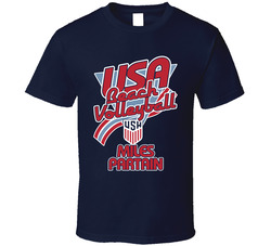 Miles Partain Team Usa Beach Volleyball Paris 2024 T Shirt