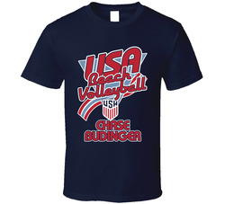 Chase Budinger Team Usa Beach Volleyball Paris 2024 T Shirt