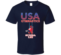 Sunisa Lee Team Usa Gymnastics Paris 2024 Fan T Shirt