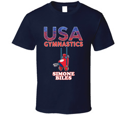Simone Biles Team Usa Gymnastics Paris 2024 Fan T Shirt