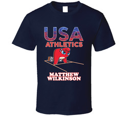 Matthew Wilkinson Team Usa Athletics Paris 2024 Fan T Shirt