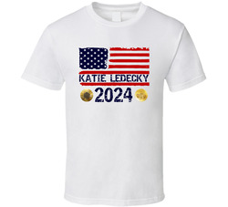 Usa Katie Ledecky Swimming 1500m Gold Medal 2024 T Shirt Usa Katie Ledecky Swimming 1500m Gold Medal 2024 T Shirt