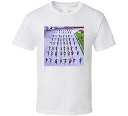Men's 100m Final Race Time Lapse Photo Paris 2024 T Shirt Men's 100m Final Race Time Lapse Photo Paris 2024 T Shirt