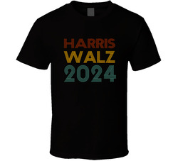 Harris Walz 2024 Retro Look T Shirt Harris Walz 2024 Retro Look T Shirt