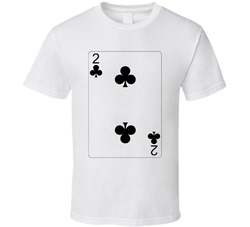 Two Of Clubs Playing Card Group Halloween Costume T Shirt Two Of Clubs Playing Card Group Halloween Costume T Shirt