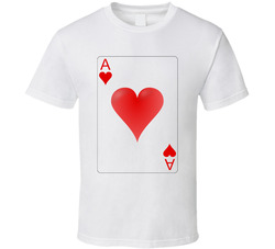 Ace Of Hearts Playing Card Group Halloween Costume T Shirt Ace Of Hearts Playing Card Group Halloween Costume T Shirt
