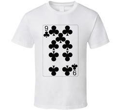 Nine Of Clubs Playing Card Group Halloween Costume T Shirt Nine Of Clubs Playing Card Group Halloween Costume T Shirt